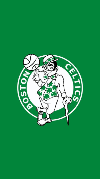 Boston basketball team logo green - allan brooks free wallpaper for mobile