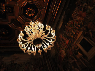 Chandelier painting ceiling room decor - exquisite free wallpaper for desktop