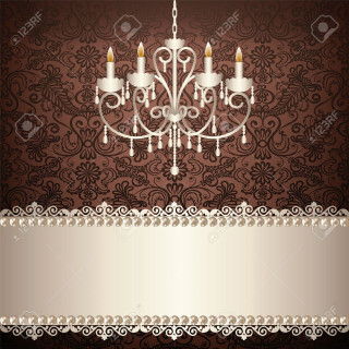 Chandelier banner damask background stock - free light wallpaper for tablet