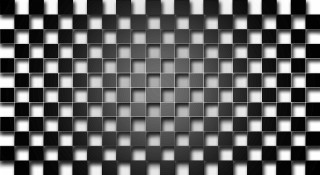 Black white square pattern middle - caustic free wallpaper