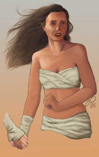 Woman long hair towel gloves - daphne mcclure free wallpaper for mobile