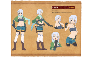 Paper model woman poses character - character sheet free wallpaper for desktop