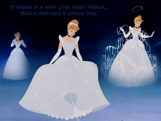 Princess white dress quote image - disney free wallpaper