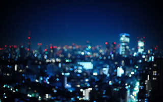 City night lights buildings sky - amano free wallpaper for desktop