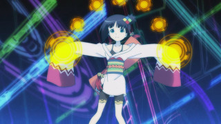 Woman white dress energy ball - energetic free wallpaper