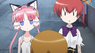 Anime girls pink hair blue 12 - hint of yayoi kasuma free wallpaper for desktop