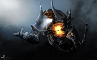 Demon with bow and arrow - a bow and arrow free wallpaper