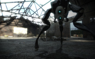 Large spider green eyes building - cryengine free wallpaper for desktop