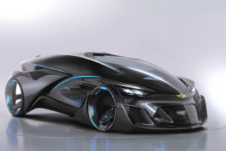 Futuristic car image showing innovation - body free wallpaper
