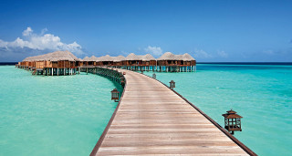 Pier resort ocean huts scenic - hut free wallpaper