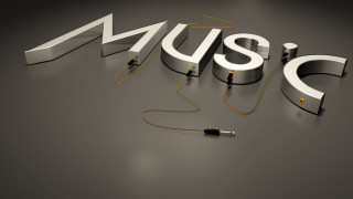 Music headphones microphone black background - funk art free wallpaper for desktop