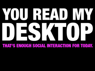 Black pink text desktop social - enough free wallpaper