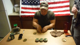 Man sitting table buttons flag - a flag in the background free wallpaper