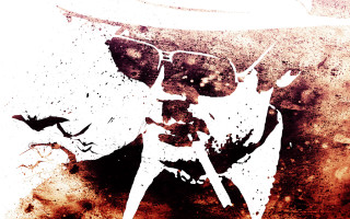 Man hat sunglasses dirty spraypaint - a hat and sunglasses free wallpaper