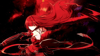 Anime girl red hair sword 5 - ufotable free wallpaper