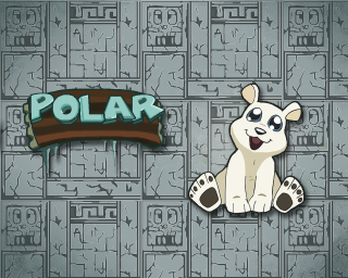 Polar bear sign wall cubes - chris spollen free wallpaper