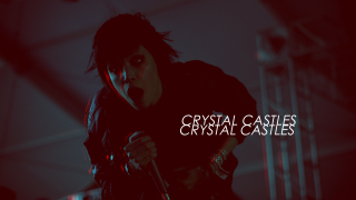 Man microphone caption crystal castles - his hand and a caption free wallpaper
