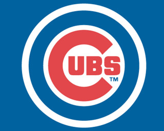 Cubs logo blue background white - a white circle free wallpaper for desktop