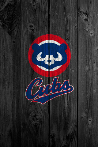 Wooden fence cubs logo side - a wooden fence free wallpaper for mobile