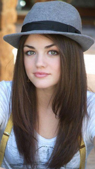 Woman hat camera selfie cellphone - a picture of herself free wallpaper