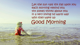 Woman sitting water good morning - bright free wallpaper