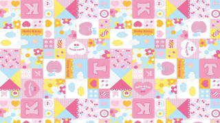 Colorful pattern letters shapes design - a colorful pattern free wallpaper