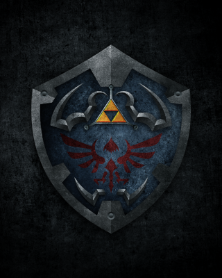 Dark background stylized shield red - epic fantasy free wallpaper for mobile