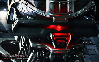 Motorcycle red light headlight front - the back of its free wallpaper