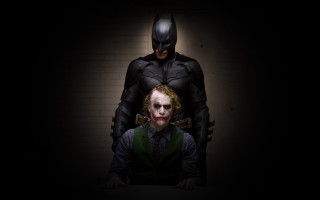 Man suit joker mask dark - epic scene free wallpaper