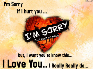 Heart shaped apology note torn - sorry free wallpaper