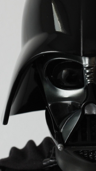 Darth vader helmet white black - a darth vader helmet free wallpaper