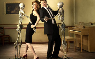 Man woman skeleton piano gothic - dan scott free wallpaper