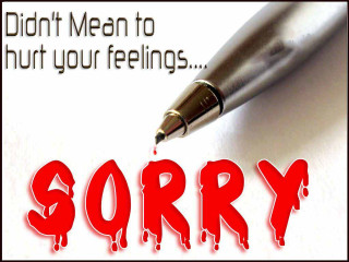 Pen writing sorry paper red - sorry free wallpaper