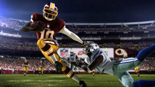 Football player running ball another 5 - cleve gray free wallpaper