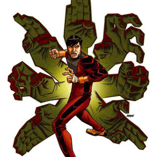 Red suit man running light - benjamin marra free wallpaper for tablet