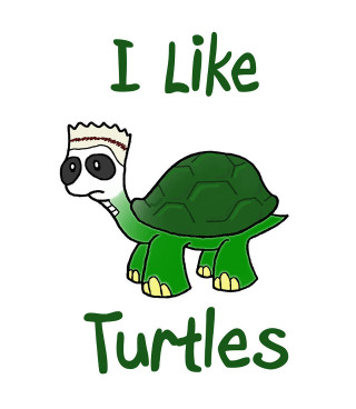 Turtle bandage head i like - below free wallpaper for tablet