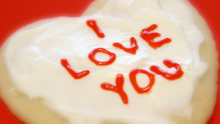 Heart shaped cookie love you - cookie free wallpaper