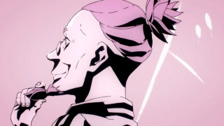 Pink mohawk man microphone portrait - dada free wallpaper