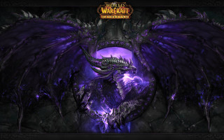 Purple dragon wings glowing eyes - large wing free wallpaper for desktop