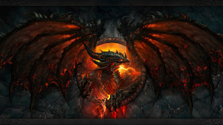 Demonic dragon red eyes full - dragon art free wallpaper