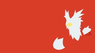 Red background white cat yellow - a white cat free wallpaper