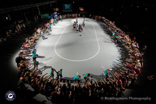 Basketball court night crowd people - the stand free wallpaper