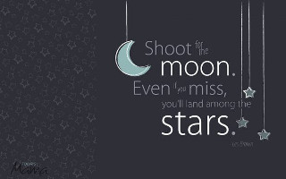 Shoot the moon inspirational america - the star free wallpaper