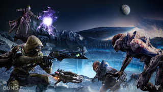 Outerworld alien battle planet night - a giant alien free wallpaper
