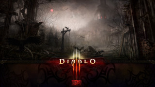 Dark forest diablo sign red - arrow free wallpaper