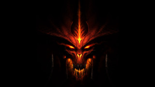 Demonic face glowing eyes dark - the face free wallpaper