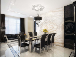 Dining room glass table black - room free wallpaper
