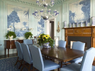 Dining room table chairs fireplace - room free wallpaper