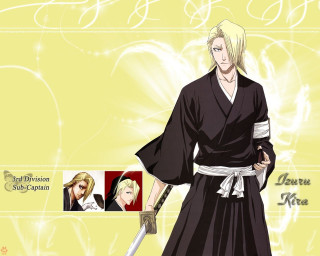 Man black robe sword yellow - a picture of him free wallpaper