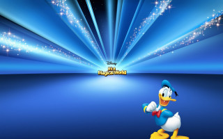 Cartoon character blue background stars 2 - key art free wallpaper